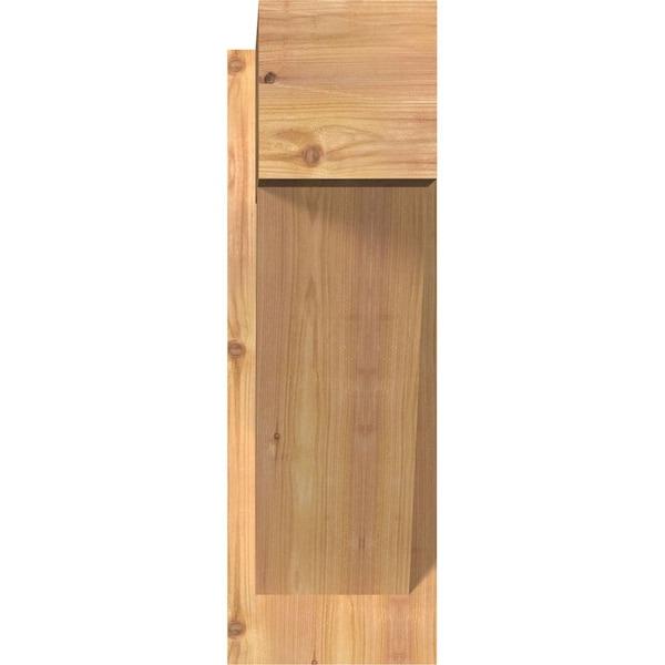 Traditional Block Smooth Outlooker, Western Red Cedar, 7 1/2W X 22D X 22H